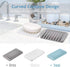 3 Self Draining Soap Dishes, Pcs Silicone Soap Saver, Waterfall Drainer Soap Holder for Bathroom, Extend Soap Life