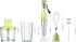 Immersion Hand Blender, UTALENT 5-in-1 Stick Blender with 500ml Food Grinder, BPA-Free, 600ml Container, Milk Frother -