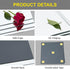 Ruomeng 14" 12" 12Pcs Gym Mirror Tiles - x x Wall Mounted Mirror Glass Frameless Full Length Mirror Tiles for Home Gym