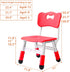 WHY TOYS 3 2-6. 220LBS Set (2-Pack-Red) Adjustable Kid Chairs Indoor Level Adjustable Suitable for Children Age Maximum