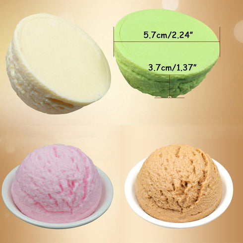 Nice purchase Artificial Ice Cream Scoops Realistic Simulation Imitation Fake Food Desserts Replica Fake Ice Cream