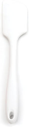 RSVP International Ela Series: Heat Resistant Cooking & Baking Silicone Wrapped Steel Rubber Scraper, 11x2, White