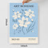 Matisse Flower Wall Art Prints, Blue Abstract Canvas Decor Aesthetic Matisse Art Gallery Preppy Pictures 16x24inch