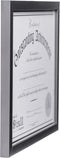 Malden International Designs Wooden Document Frame, 8.5x11, Black