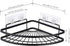 KES Shower Caddy Corner, Self-Adhesive Stainless Steel Shower Organizer, Matte Black 2 Pack