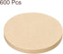 uxcell 600Pcs Coffee Filters, 58mm Disposable Round Paper Filter, Natural for Home Office Use, Pour Over Coffee Maker