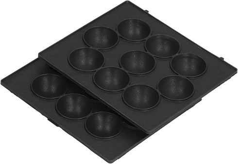 Non Stick Meatball Baking Tray, 9 Hole Baking Pan, Stainless Steel Octopus Meatball Grill Cooking Plate