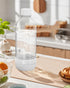 1 2 Pack, (1L) (1L) Soda Maker Bottles, Litre Reusable BPA Free Sparkling Water Bottles, Reusable Carbonating Bottles