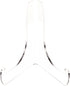 Plymor Clear Acrylic Easel with 60-Degree Angle and Deep Support Ledges, 4.5" H x 4.5" W x 3.5" D