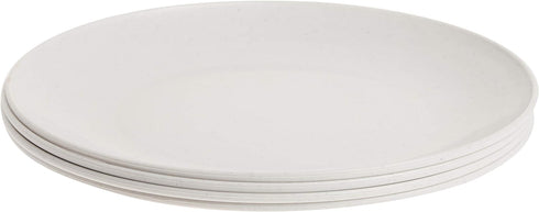 Nordic Ware Polypropylene Microwave Serveware Plates, 10", White