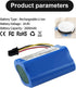 MULS 2600mAh GH28 Vacuum Battery Replacement for TAB-JD330WS, TAB-JD3F0S, TAB-QT330, TAB-QT330B, TAB-T322 Plus, TAB-T331, TAB-T335, TAB-T520, TAB-T525, TAB-T550 Robot Vacuum Cleaner