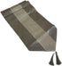 13inch 72inch x Table Runner with Diamante Strip and Tassels (Grey)