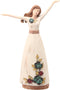 Pavilion Gift Company Simple Spirits 41007 Figurine, 7-1/2-Inch, White, Green, Tan