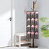 Closet 24 Dual Sided Hanging Shoe Organizer for with Large Pockets Hanging Shoe Rack Holder with Rotating Hanger (GREY)