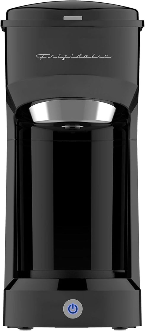 Frigidaire ECMK088-BLACK Retro Single Serve Coffee Maker, 300ml, BLACK