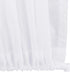 Rose Home Fashion Voile French Door Curtains | Set of 2 Panels, Sidelight Curtains, White, W40 x L72