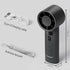 Turbo Portable Handheld Fan, Speed(1-100) Adjustable Mini Portable Fan, 4000mAh Battery Rechargeable Personal Mini Fan, Small Handheld Fan with Digital Display for Travel, for Men, Black by HomBreez