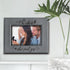 BELLA BUSTA Custom Wedding Proposal Keepsake - Engagement Leather Photo Frame (5x7 Horizontal)