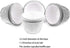 Gifbera Silver Foil Jumbo Cupcake Liners, Metallic Muffin Baking Cups, 160-Count