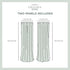 Exclusive Home Canopy Stripe Grommet Top Curtain Panel - 54"x108", Kiwi/Sand, Set of 2