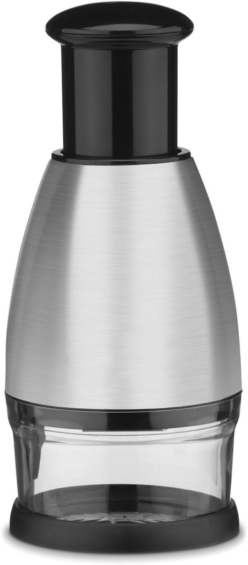 Best Utensils Premium Stainless Steel Chopper and Dicer - Chop Veggies, Herbs, and Nuts with Ease - Black