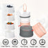 3 Packs Protein Powder Storage Containers - Stackable Formula Dispenser for Travel, Fitness, and Workout (Pink, White,