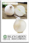 White Sweet Spanish Onion Seeds - 500+ Non-GMO Heirloom Seeds by Isla’s Garden, Ideal for Slicing & Cooking