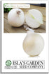 White Sweet Spanish Onion Seeds - 500+ Non-GMO Heirloom Seeds by Isla’s Garden, Ideal for Slicing & Cooking