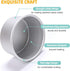 HomeMall 4 Inch Aluminum Round Cake Pan - 8 Pieces Non-stick Mini Cake Baking Pan Set for DIY Baking