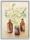 Stupell Industries Abstract House Plants in Glass Painting: Designed by Julia Purinton, 11 x 14, Grey Framed Wall Art