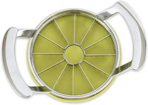 RSVP International Jumbo Slicer, Core and Slice Apples Kitchen Tool Collection, 7.32x4.92", Stainless Steel with Lid