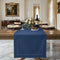 Signature Linen by D'Moksha Navy Blue Table Runner 36 Inches, 100% Pure