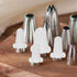 LIFKOME 8pcs Cake Frosting Tip Covers, Silicone Piping Tip Sleeves, Protective Cap Bakeware Set