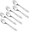 12-Piece Small Stainless Steel Dessert Spoons