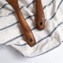 Wooden Salad Server Set of 2, 10-Inch Acacia Stirring Spoon Utensils for Serving Salad