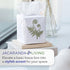 Jacaranda Living Square Tissue Box Cover, Decorative Cloth Tissue Holder, Scrolls Design, Beige