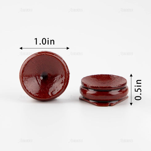5 Pack 1" Inch AUEAR, Sphere Display Holders Wooden Egg Crystal Stands Decorative Ball Stand for Egg Pedestal Globe