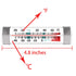 Fridge Refrigerator Freezer Thermometer, 3 Pack