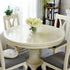 RostiKong 2pcs 16 Inch Diameter Round Clear Plastic Table Top Protector Wipeable Circle PVC Vinyl Tablecloth Cover
