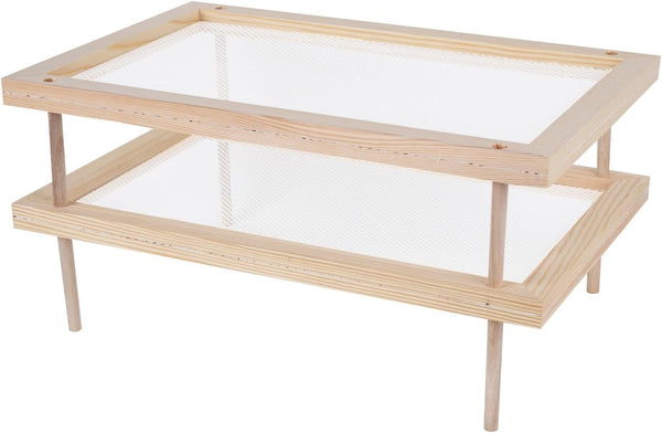 YiePhiot Herb Drying Rack, Wooden Herb Drying Rack, Wood Pasta Herb Drying Racks,