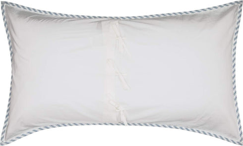 VHC Brands King Sham 21x37 Sawyer Mill Blue Bedding Accessory