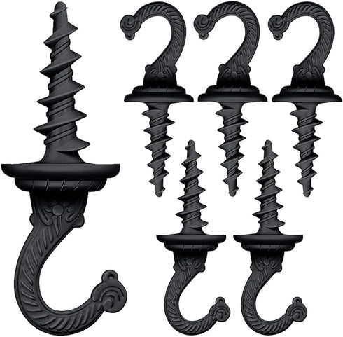 OBSTKUCHEN Heavy Duty Ceiling & Wall Mount Hangers, Swag Style Drill-in Hooks for
