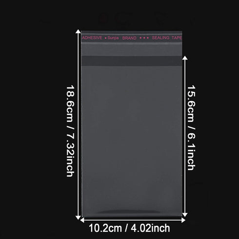 VIPITH Cellophane Bags - Cookie Bags, Candy Bags (4x6 inch)