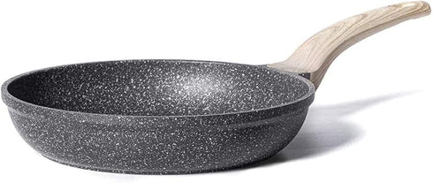 CAROTE Nonstick Frying Pan Skillet, 8-Inch Classic Granite Egg Pan, PFOA Free, Induction Compatible Stone Cookware