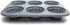 Fox Run Fluted Muffin Pan, Metallic, 14 x 10.5 x 2 inches