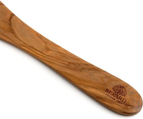 Handcrafted Curved Spatula, Brown by Berard 66475 French Olive-Wood