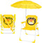PLULON Kids Beach Chair with Umbrella Folding Lawn and Camping Chair with