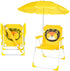 PLULON Kids Beach Chair with Umbrella Folding Lawn and Camping Chair with