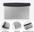 Plastic Bread Scraper Dough Cutter with Measuring Scale, Multipurpose Kitchen Tool for Baking and Food