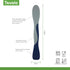 Tovolo Mini Scoop and Spread Tool for Kitchen Meal Prep Small Sandwich Spreader Spatula for Peanut Butter Jelly
